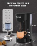 ZACME 4-in-1 Mini Coffee Maker with Frother