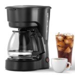 Electactic 5-Cup Coffee Maker with Delay Brew