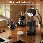 Electactic 5-Cup Coffee Maker with Delay Brew