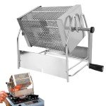 Stainless Steel Hand Crank Coffee Bean Roaster