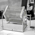 Stainless Steel Hand Crank Coffee Bean Roaster