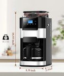 Joy Pebble 10-Cup Drip Coffee Maker & Grinder