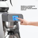12-Cup Commercial Drip Coffee Maker with Carafes