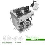 NUPANT Dual Drip 200 Cup Coffee Maker