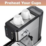 Tesslux 20Bar Espresso Machine with Milk Frother