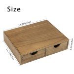 Coffee Pod Storage Box with Organizer Drawer