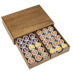 Coffee Pod Storage Box with Organizer Drawer