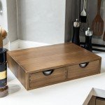 Coffee Pod Storage Box with Organizer Drawer