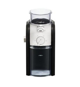 KRUPS Stainless Steel Burr Coffee Grinder, 8-Ounce