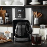 12-Cup Programmable Coffeemaker, Rapid Brew, Brushed Metallic