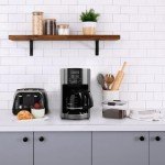 12-Cup Programmable Coffeemaker, Rapid Brew, Brushed Metallic