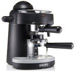 KRUPS XP100050 Espresso Machine with Frother, Black