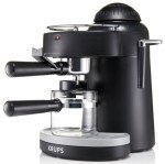 KRUPS XP100050 Espresso Machine with Frother, Black