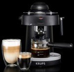 KRUPS XP100050 Espresso Machine with Frother, Black