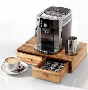Acacia Wood K Cup and Tea Pod Organizer