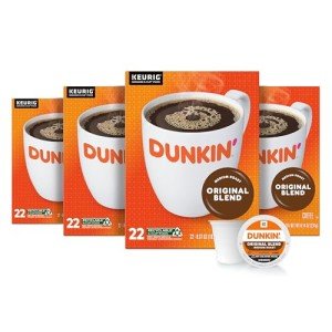 Dunkin' Medium Roast Coffee K-Cup Pods - 4 Pack