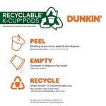 Dunkin' Medium Roast Coffee K-Cup Pods - 4 Pack