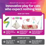 Interactive Carpet Scratch & Spin Post with Wand Toys