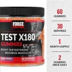 Test X180 Gummies - Men's Testosterone Booster, Berry Punch