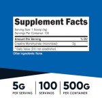 Nutricost Micronized Creatine Monohydrate Powder 500G