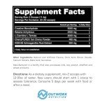 Outwork Nutrition Post Workout Recovery Powder, Orange 230g