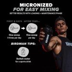 BIRDMAN Micronized Creatine Powder for Muscle Recovery