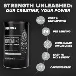 BIRDMAN Micronized Creatine Powder for Muscle Recovery