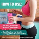 Creatine Powder for Women's Muscle Gain & Recovery