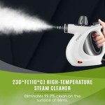 Handheld Multi-Surface Steam Cleaner with 12 Accessories