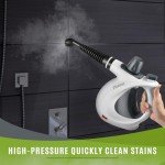 Handheld Multi-Surface Steam Cleaner with 12 Accessories