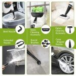 Handheld Multi-Surface Steam Cleaner with 12 Accessories