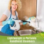 Handheld Multi-Surface Steam Cleaner with 12 Accessories