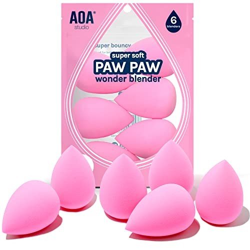AOA Studio 6-Pack Latex-Free Makeup Sponges