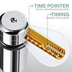 ONXE LED USB Clock Fan with Real-Time Display