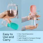 MalsiPree Portable Dog Water Bottle with Bowl