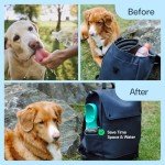 MalsiPree Portable Dog Water Bottle with Bowl