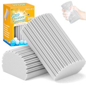 2-Pack Magic Duster Sponges for Easy Cleaning