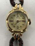 Doxa Ladies Watch Gold Plated Vintage Mechanical 17MM 6.75" Swiss Made A23