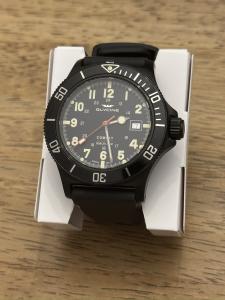 Glycine Combat Sub Swiss Automatic Watch / Black