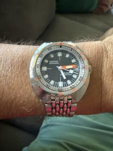 Doxa Sub 200T Sharkhunter Automatic Black Dial Stainless Steel Divers Watch