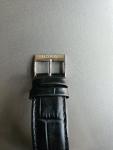 Doxa Slim Line Classic, Stylish 39mm Black Leather Swiss Made Watch; Rare Beauty
