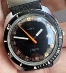 Vintage Timex diver Clint Eastwood Thunderbolt Lightfoot movie model watch 70's