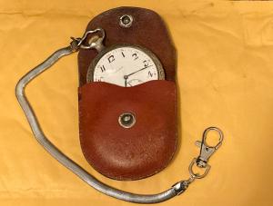     RARE Antique-LARGE-Doxa-Railroad  OPEN FACE SWISS POCKET WATCH