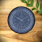 Glycine Airman 17 GMT Slate Coaster Brand New Hand Made Laser Engraved
