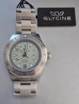 GLYCINE 39mm Combat Green Dial GL0537 new men's automatic watch with box