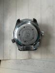 Vintage Sicura 17 Jewels Men's Chrono Diver Black Dial Wristwatch No Band