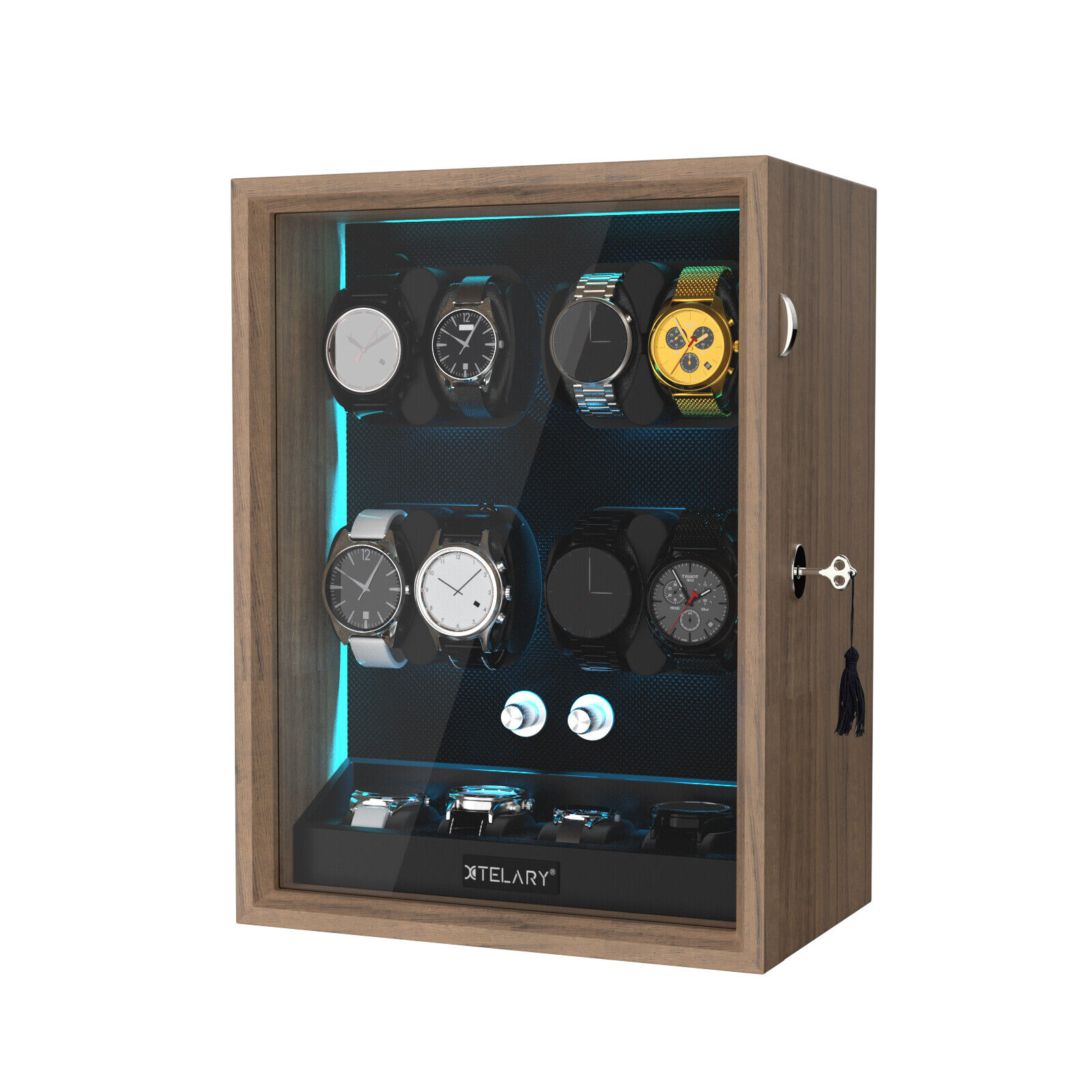 Quiet Motor Watch Winder Display & Storage