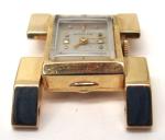 14k Yellow Gold Art Deco Glycine Arm Babin H-Shaped Watch Case with Big Lugs