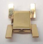 14k Yellow Gold Art Deco Glycine Arm Babin H-Shaped Watch Case with Big Lugs