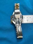 Innovative Time Mens Vintage Dive Watch Quartz Gold Black New Battery